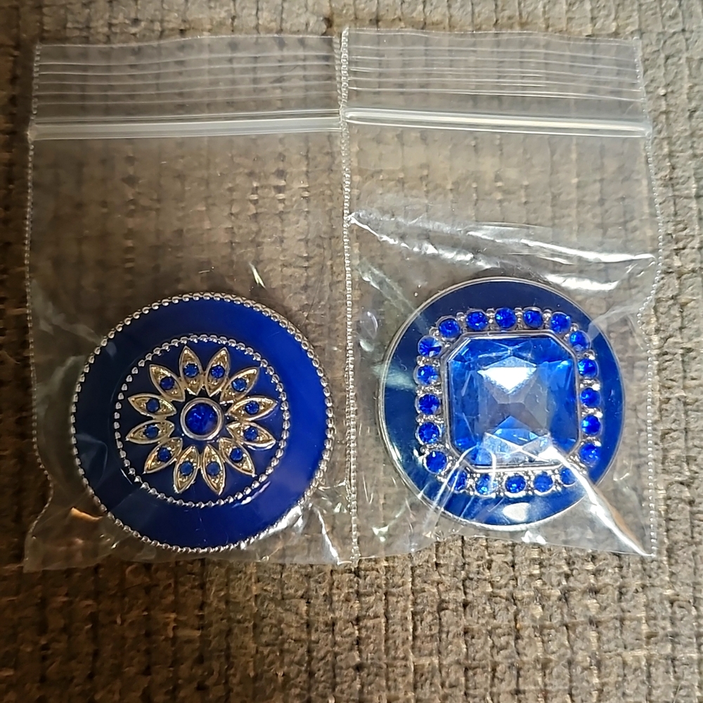 Lot of 2 30mm Style Dots Statement Snaps